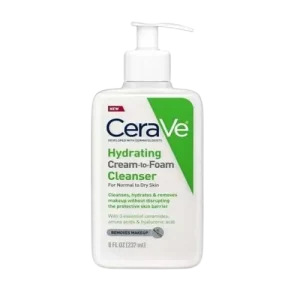 CERAVE HYDRATING CREAM TO FOAM CLEANSER 237ML Normal To Dry Skin