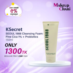 KSECRET SEOUL 1988 Cleansing Foam : Pine Cica 1% + Probiotics 150ml