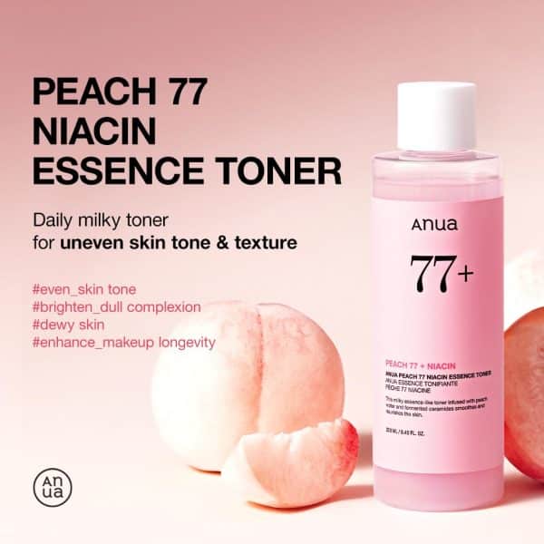 Anua Peach 77 Niacin Essence Toner 250ml - Image 2