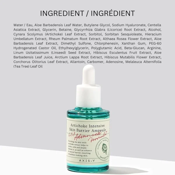AXIS-Y Artichoke Intensive Skin Barrier Ampoule - 30mlmakeupchari