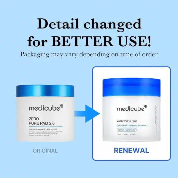 MedicubeZEROPOREPAD2.070pcsmakeupchari