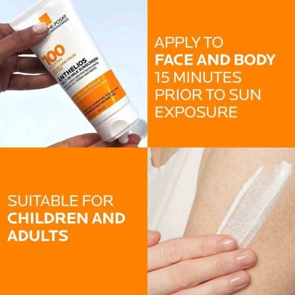 La Roche-Posay Anthelios Melt-in Milk Body and Face Sunscreen SPF100, 90ml